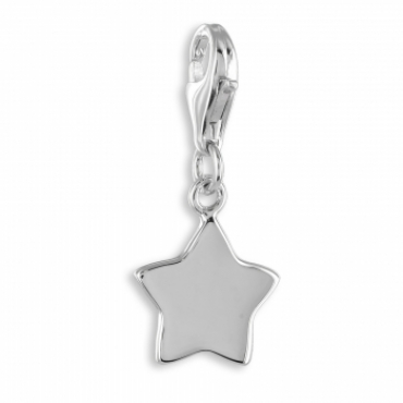 Charm-Einhänger Stern Silber