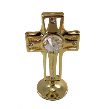 Deko-Gold-Kreuz mit Gravur
