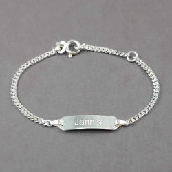 Kinderschmuck als Kinderarmband mit Marienkäfer Silber Kinderarmband Silber mit Gravur