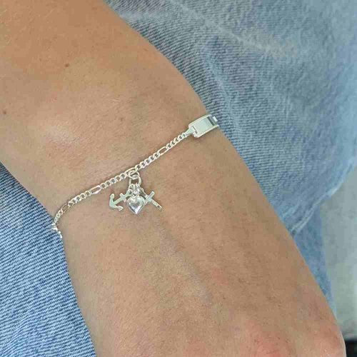 Preview: Rückseiten-Gravur Kinderarmband