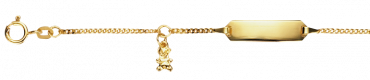 Goldarmband Teddy Bär