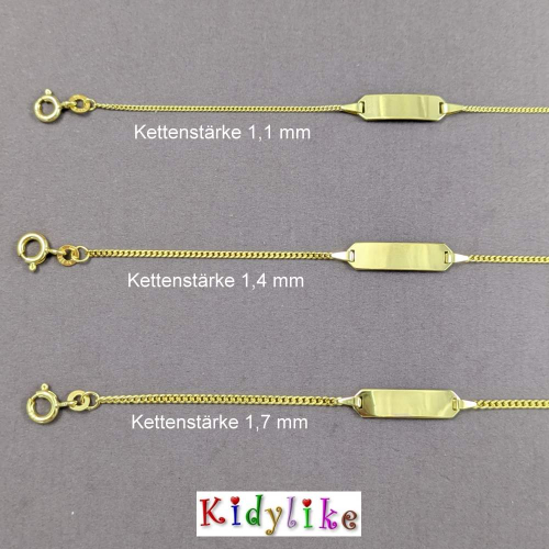 Preview: Goldarmband für Kinder