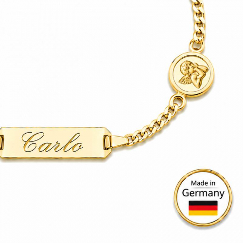 Preview: Schutzengel Armband Kinder 750/-Gold