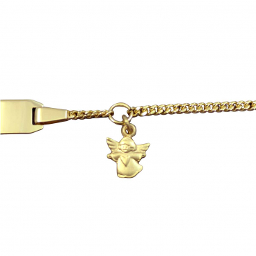 Preview: Schutzengel-Armband Gold für Kinder