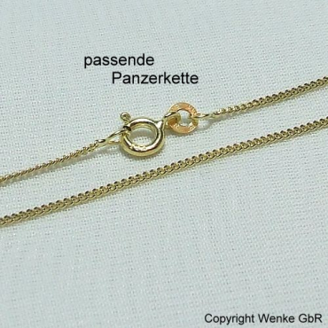 Preview: Kinderkettchen Gold Panzer