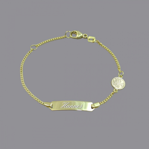 Schutzengel Armband Kinder 750/-Gold