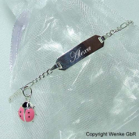 Kinderarmband mit Marienkäfer